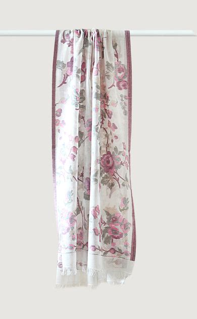 Women Stoles & Scarves | Fine Wool Stoles | Fine Cotton Stoles | Silk ...