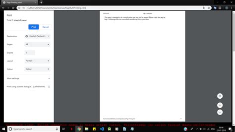 Image result for Print HTML Page with CSS