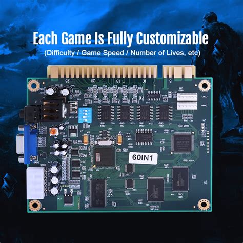Buy ESTINK Arcade PCB Board, Multicade PCB Board,Classic 60 in1 ...
