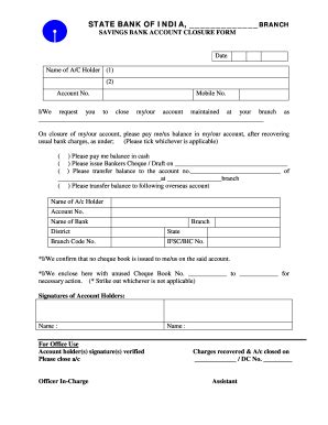 India SBI Registration Form - Fill Online, Printable, Fillable, Blank ...