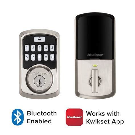 Kwikset Aura Satin Nickel Smart Lock Electronic Deadbolt Bluetooth ...