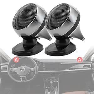 ePathChina 2pcs Universal Car Tweeter Loudspeaker 150W 4Ohm Audio Silk ...
