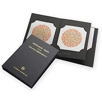 Ishihara Test Chart Books for Color Deficiency (38 Plates) : Amazon.in ...