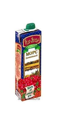 Морс Чудо-Ягода клюквенный 0,97л - купить с доставкой на дом в Москве ...