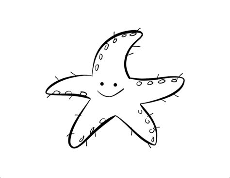 Starfish Coloring Pages - ColoringBay