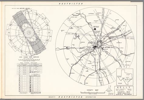 Kelly Air Force Base : San Antonio Texas : Vicinity map. Wind analysis ...