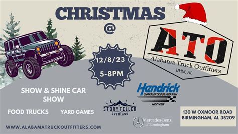 Christmas at ATO , Alabama Truck Outfitters, Fairfield, 8 December 2023 ...
