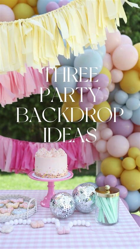 Image result for Plastic Tablecloth Backdrop DIY