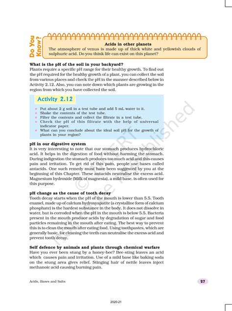 Acids Bases And Salts - NCERT Book of Class 10 Science