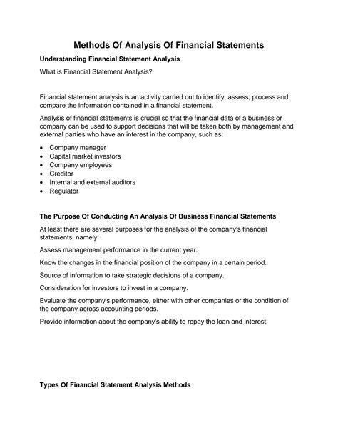 Financial Statement Analysis Methods 的图像结果