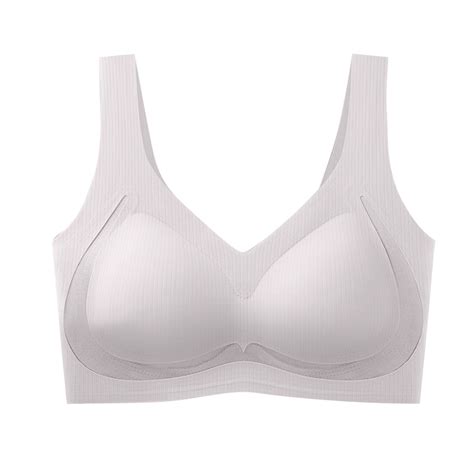 Srogem Deep V Bras for Women Wireless Bras No Underwire Ultra Comfort ...