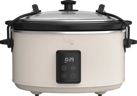 Customer Reviews: bella PRO 5-qt. Programmable Slow Cooker Oatmilk ...