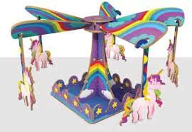 MGC RATNA'S Unicorn Carousel Color Assemble & Play Round & Round, Merry ...