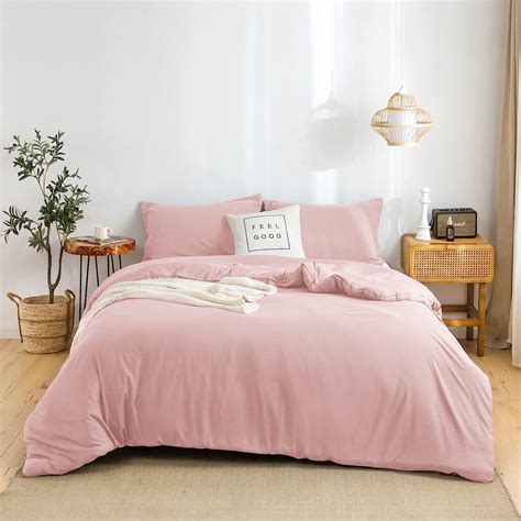 COTTEBED Light Pink Twin XL Comforter Set for College Girls, Ultra-Soft ...