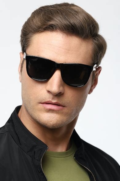 Buy Men Black Polarized Sunglasses Online - 169986 | Peter England