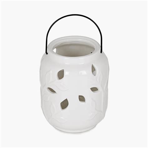 Buy Redolence Vega Leaf Embossed Cut Work Lantern from Home Centre at ...