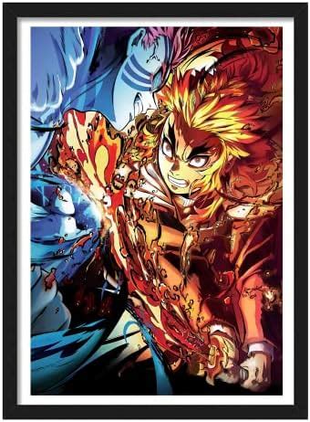 YourCanvas | Akaza x Rengoku | Demon Slayer Framed Poster | Anime ...