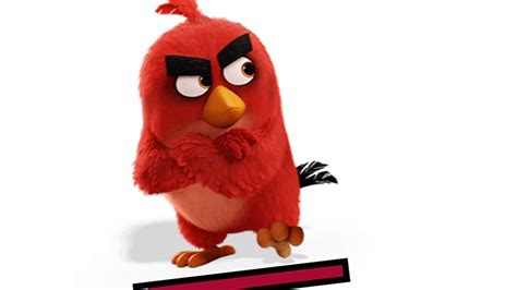Download Red The Bird From The Angry Birds Movie Wallpaper | Wallpapers.com