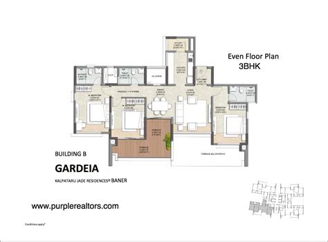 Kalpataru Jade Baner Pune 3BHK and 4BHK Price Location Floor Plan ...