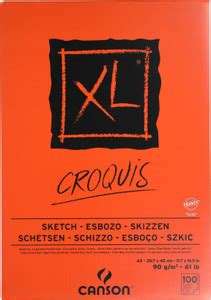 Canson XL Croquis 90 GSM Fine Grain A3 Drawing Sketch Pad Price in ...