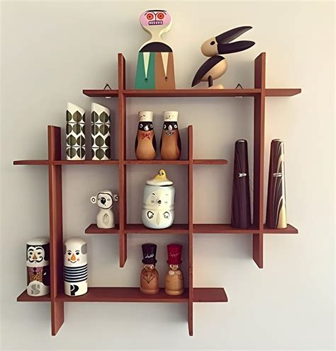 Extend Crafts Wooden Wall Mount Floating Rack Shelves Wall Bracket ...