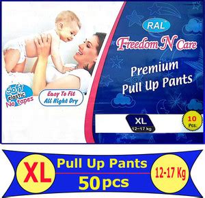RAL Premium Pull Up Pants Baby Diaper(Pieces_50) - XL - Buy 50 RAL Pant ...