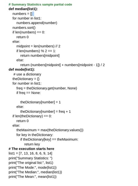 Image result for Finding Mean in Python