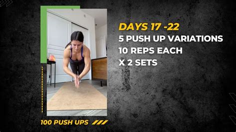 100 Push UPS per Day Program 的图像结果