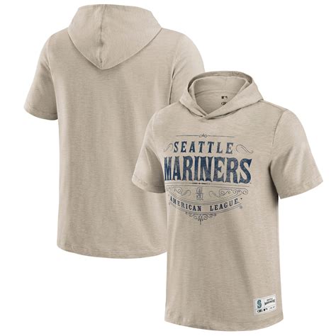 Men's Seattle Mariners Darius Rucker Collection by Fanatics Tan Hooded ...