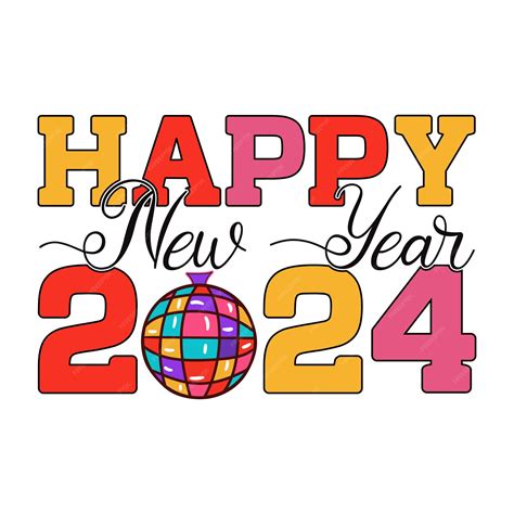 Premium Vector | Happy new year 2024 svg design happy new year svg design