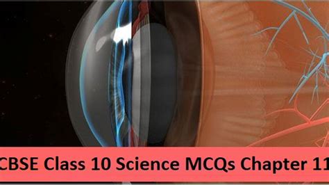 CBSE Class 10 Science MCQs on Chapter 11 The Human Eye and the ...