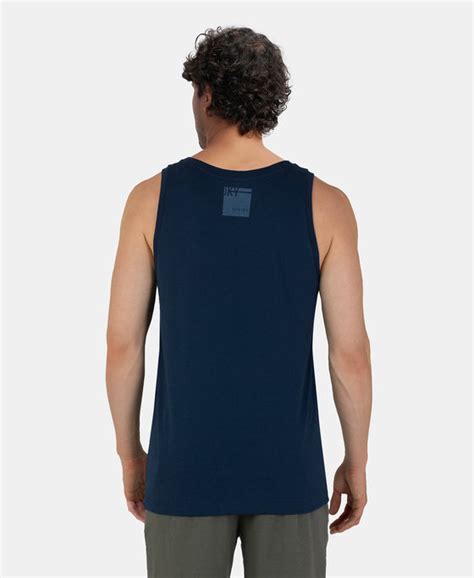 Buy Super Combed Cotton Rich Graphic Printed Tank Top - Navy 9928 ...