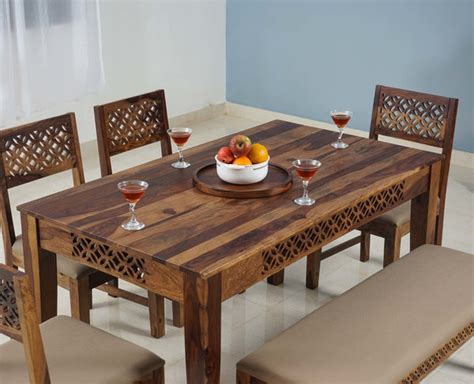 50% Off 6 Seater Dining Table Set with 4 Chair & 1 Bench