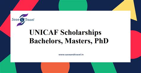 UNICAF Scholarship - Bachelors, Masters, Doctoral