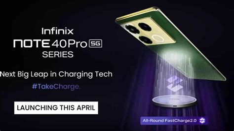Infinix Note 40 Pro 5G series to revolutionise wireless charging in ...