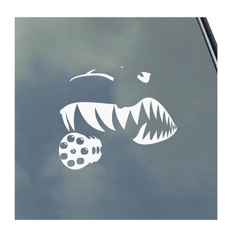 Buy A-10 Thunderbolt II Pilot Shark Face vinyl Sticker Decal Crew Air ...