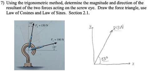 Image result for Resultant of Forces Using the Triangle Method
