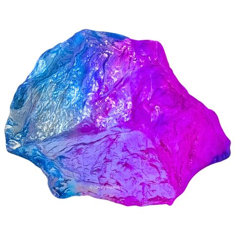 Rose-Aqua Aura Quartz Raw Stones - Premium Raw Crystal