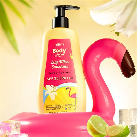 Lily Miss Sunshine Body Lotion SPF 35 PA+++ by Plum BodyLovin' | No ...