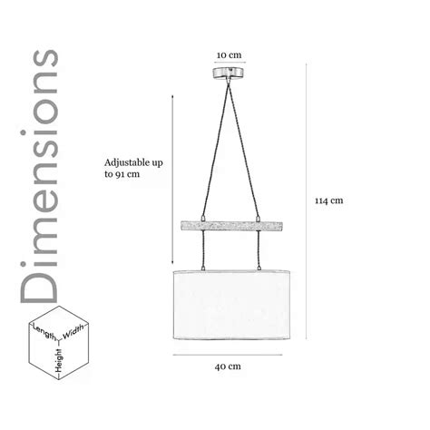 TARTAN unique shade wood hanging Pendant Light With Beige Cotton Shade ...