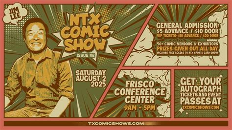 NTX Comics Show: Comic Books Edition w/ Jim Lee in the Dallas / Ft ...
