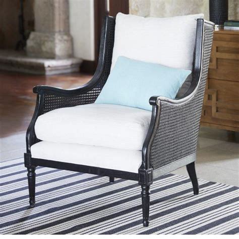 Pablo Rattan Arm Chair Black – Nismaaya Decor