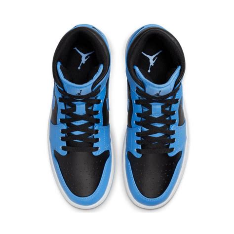 Air Jordan 1 Mid Unc Blue Black