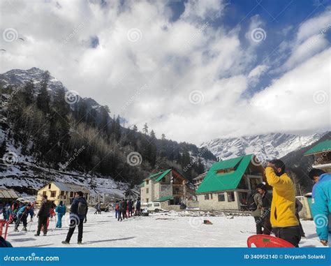 Solang Valley, Manali, Himachal Pradesh Editorial Image | CartoonDealer ...