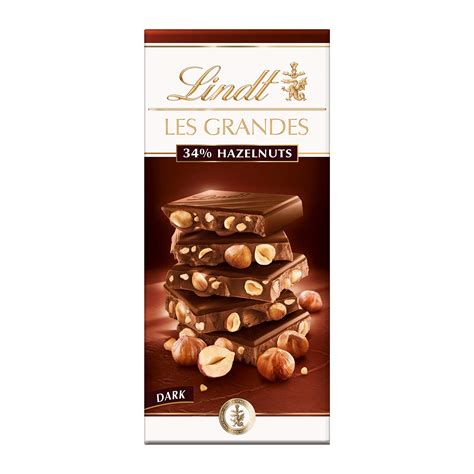 Lindt Les Grand Hazelnuts Dark Chocolate, 150 Gram : Amazon.in: Grocery ...