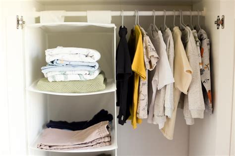 Wardrobe with children is clothes white wardrobe with baby clothes ...