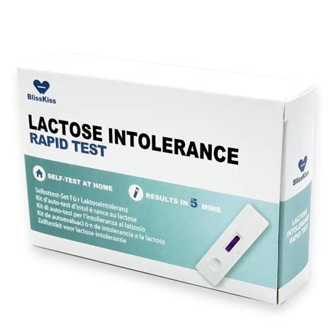 Amazon.com: BlissKiss Lactose Intolerance Test Kit - Quick, Accurate Home Self-Test Kit for ...