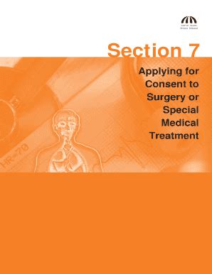 Fillable Online mhrt nsw gov Section 7 Applying for Consent to Surgery ...
