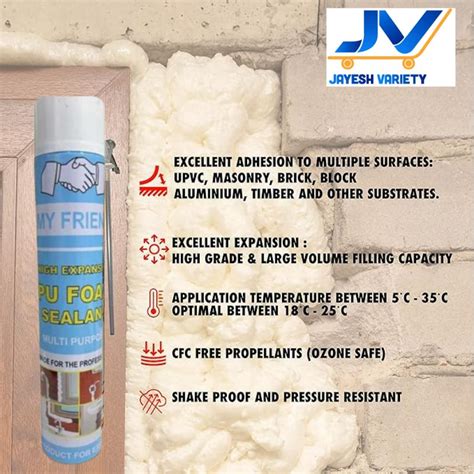 All Purpose Polyurethane Foam | PU Foam Spray. Off-White Color, 750 ml ...