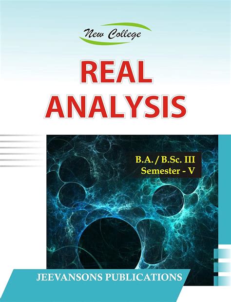 Buy New College Real Analysis For B.A.B.Sc.III V-Sem Book Online at Low ...